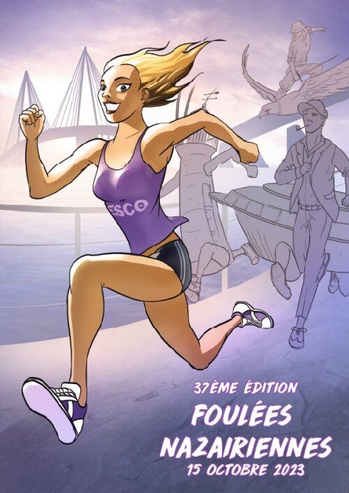 Affiche de la compétition Foulées Nazairiennes
