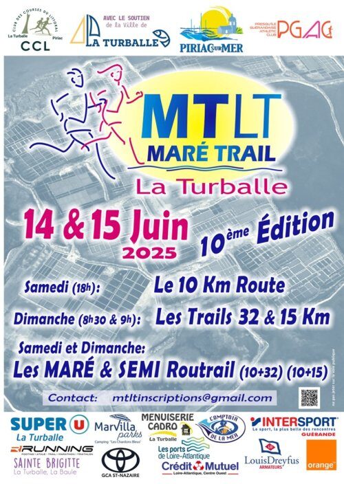 Affiche de la compétition MTLT - Maré Trail La Turballe