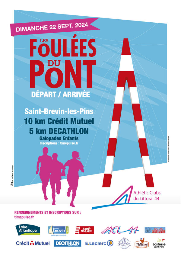 Affiche de la compétition Les foulées du Pont