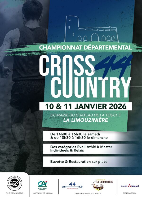 Affiche de la compétition Chpts Départ.de Cross Loire Atlantique