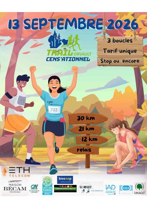 Affiche de la compétition Trail d'Orvault CENSationnel