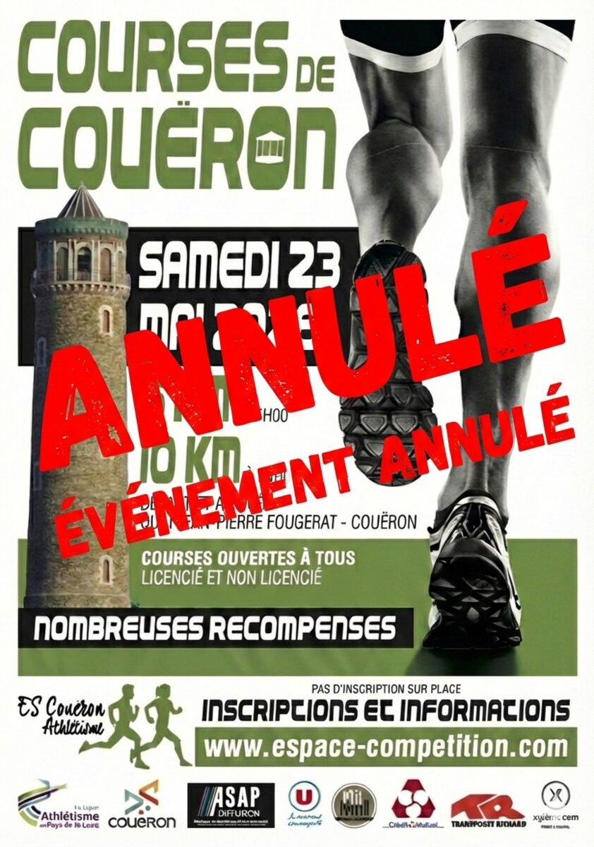 Affiche de la compétition 5 km et 10 km de Couëron