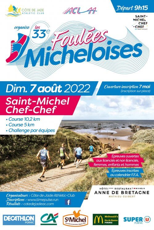 Affiche de la compétition Foulées Micheloises