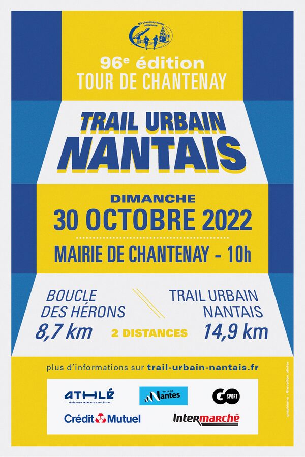 Affiche de la compétition Trail Urbain Nantais - 96ème Tour de Chantenay