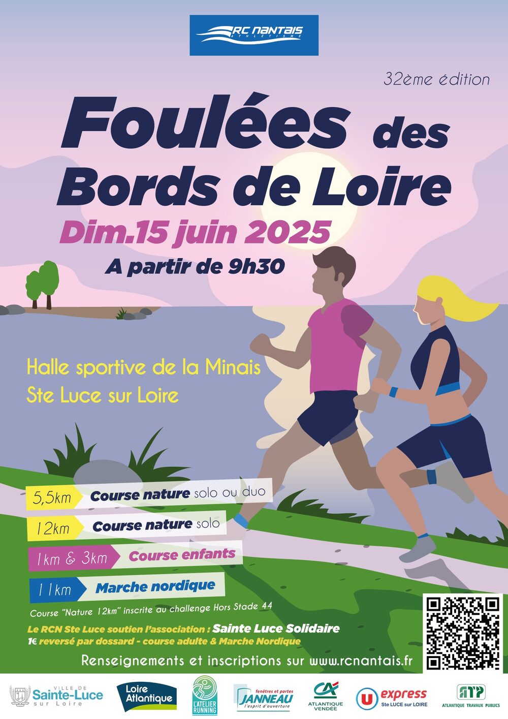 Affiche de la compétition Fouléees des Bords de Loire