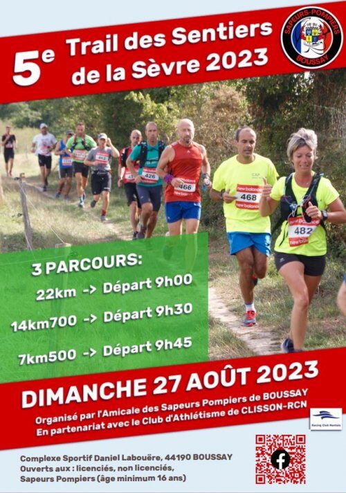 Affiche de la compétition Trail des sentiers de la Sèvre