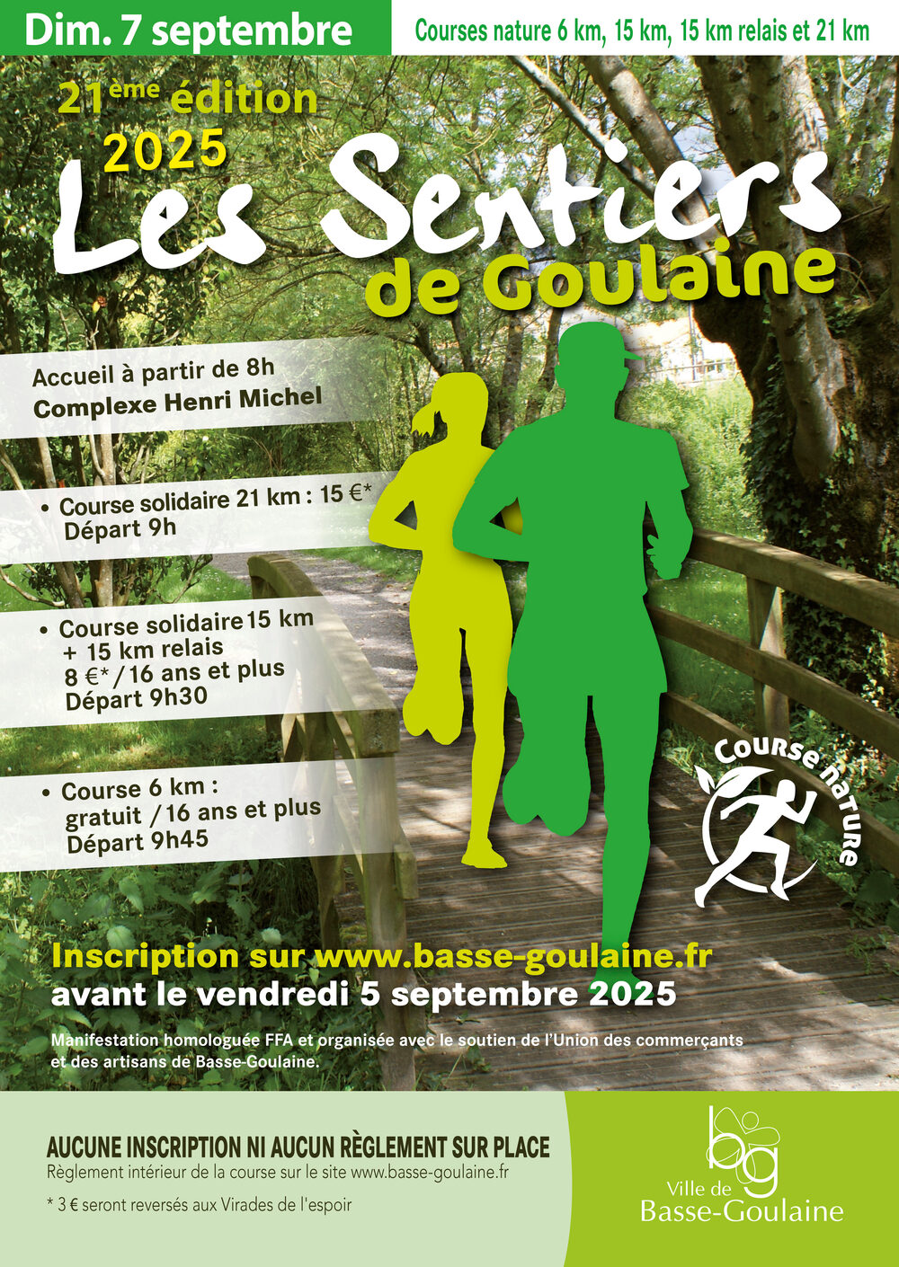 Affiche de la compétition Les Sentiers de Goulaine