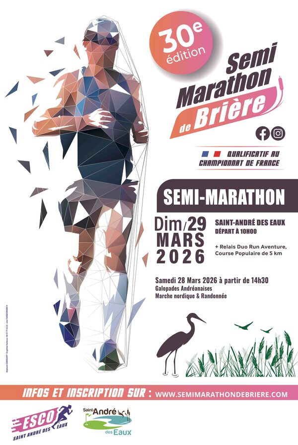 Affiche de la compétition Semi-marathon de Brière