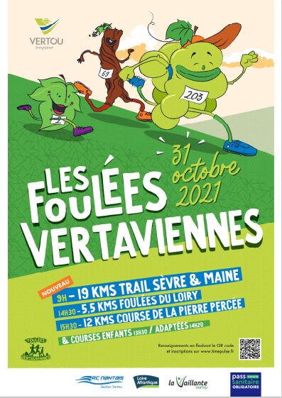 Affiche de la compétition Foulées Vertaviennes