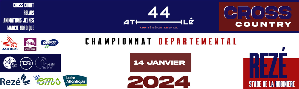 Chpts Départ.de Cross Court et Cross Relais U18 et +